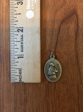 St. Charles Borromeo Religious Pendant Charm Medal Italy  picture