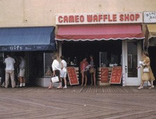 Cameo Waffle Shop on the Boardwalk in Ocean City New Jersey Postcard 1950's picture
