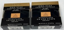 2 Compacts Revlon New Complexion one step  make up Oil Free .35 oz TOAST pl read picture