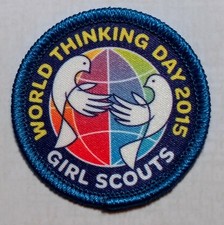 2015 Girl Scout World Thinking Day Patch Badge picture
