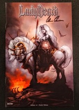 Lady Death Gallery #1 Sun Khamunaki Death Dealer Edition Signed + COA #84/99 picture