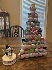2014 Hallmark Christmas Concert Snowman Complete Set-Tested And Working picture
