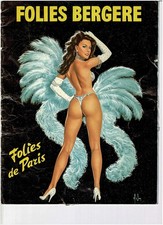Norma Duval Folies Bergere Showbill • Aslan Cover • Paris Cabaret Vintage picture
