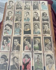 Tobacco Cigarette cards RARE Full Set Of 32 Abdulla Brand Cinema Stars Handcolor picture