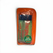 Vintage Newport Green Nylon Sport Bag 'Alive with Pleasure' Tobacco Promo NOS picture