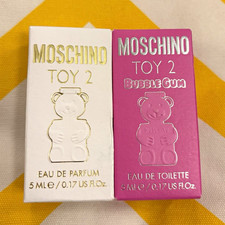 ⁠NEW Moschino Toy 2 & Bubble Gum Mini Perfume Duo 5ml/0.17 oz Dabber Bottles NIB picture