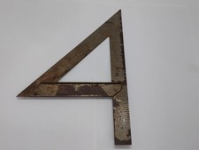 Vintage Antique Fred C. Breul Tool Works USA Fox's Miter Square Triangle picture