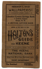 Vintage 1919 Holtons Guide For Keene NH Booklet New Hampshire Ephemera Antique picture