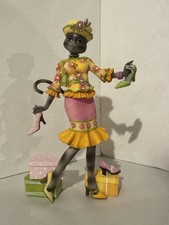 Rare Margaret Le Van Alley Cats Fashion Diva Cat Figurine Retired Resin picture