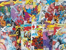 X-Force #1 w/card #2 (2nd Deadpool) 3,4,5,8,10,26,32,52,80 Shatterstar Cable Lot picture