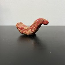 Vintage Handpainted Ceramic Seal Folk Art Figurine Vibrant Colors picture