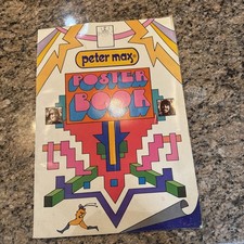 PETER MAX  Poster Book  1970 Vintage 2nd Printing  picture