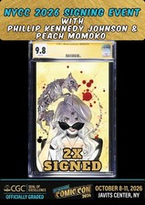 MIDNIGHT SPIDER-MAN #1 CGC SS 9.8 2X SIGNED MOMOKO/JOHNSON NYCC PRESALE picture