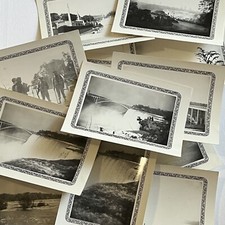 Vintage B&W Snapshot Photograph Lot Niagara Falls New York Canada picture