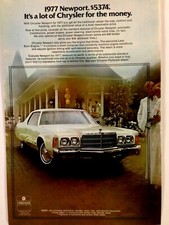 1977 Chrysler Newport Print Ad  A Lot For The Money picture