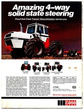 1981 J.I. Case 4490, 4690, 4890 Tractors Original Print Ad (8x11) Advertisement picture