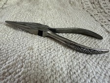 vintage Craftsman Vanadium long nose (needle nose) plier Nested Diamonds handle picture