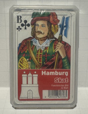 Hamburg Skat 32 Blatt Playing Cards Red Back Franzosisches Bild German Deck picture