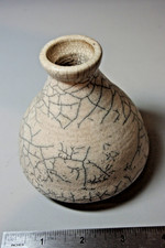 Small Vase Signed Patrick, Believe it to be Raku Style Pottery picture