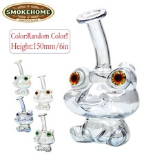 Mini 6IN Frog Glass Bong and Water Pipes Smoking Bubbler Bong 14mm Random Hookah picture
