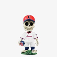 Cleveland Guardians Team Skull Mini Bobblehead MLB Baseball picture
