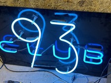 vintage Sign from a New York City nightclub Club 93 Staten Island pick up rare picture