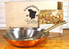 NIB Paul Revere Ware USA Solid Copper Pot Fry Pan Skillet 8 10 Set Bicentennial picture