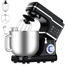 7.5QT Kitchen Stand Food Mixer 10-Speed Tilt Head Portable Kitchen Mixer Stainle picture