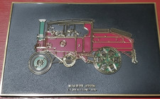 Vtg Mighty Atom E Foden Sons 1932 Steam Wagon Truck Plaque Wall Art NOS England picture
