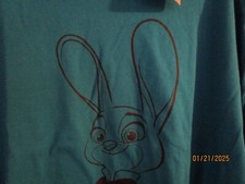 New Disney Parks Judy Hopps Zootopia Tee XL Cotton Chest 56 Length 31.5 in picture
