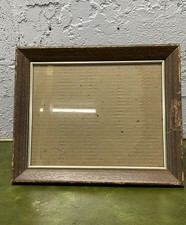 VTG 1990s Laminate Wood Picture Frame Document Degree Certificate Award 8x10 picture