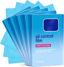 5 Packs Oil Blotting Papers (300 Sheets,60x5p) Oil Absorbing Blotting Sheets for picture