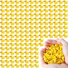 50pc/set Mini Resin Ducks Tiny Duck Miniature Figures Bulk Little Duck Charms picture