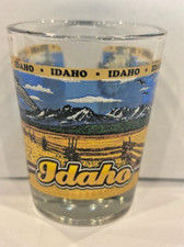 IDAHO STATE WRAPAROUND SHOT GLASS SHOTGLASS NEW picture