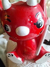 Vintage Li'L Red Devil Bank - Paint Rubs picture