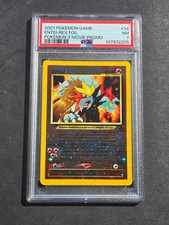 PSA 7 ENTEI 34 - 2001 POKEMON MOVIE REVERSE HOLO BLACK STAR PROMO - NEAR MINT picture
