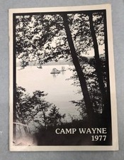 1977 Camp Wayne Program Girls & Boys Summer Camp Preston Park PA Pennsylvania  picture