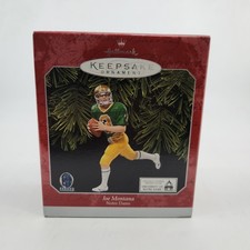 Hallmark 1998 Joe Montana Notre Dame Keepsake Ornament NCAA Football New in Box picture