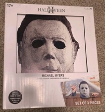 Halloween II Michael Myers Fence Creeper Prop, Plastic, Black/White/Gray picture
