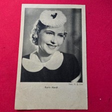 Karin Hardt Vintage Ross Verlag German Movie Film Star Photo Trading Card picture