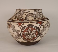 Historic Zuni Pottery Jar ca 1890  9