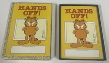 30 Vintage GARFIELD Cat Self-Stick Antioch Bookplates Labels Hands Off NEW NOS picture