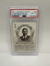 1900 PL9-1 CINCINNATI GM.CO. THEODORE ROOSEVELT IN THE WHITE HOUSE PSA 8 NM-MT picture