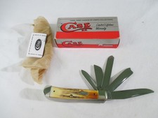 Case XX 1996 5 Blade Stag Trapper Beast Knife 5554 SS, Item 01610 picture