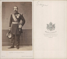 Mayer et Pierson, Paris, Napoleon III CDV vintage albumen business card. Tank picture