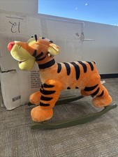 Super Rare Vintage 2006 Disney Tigger Rocking Horse 38”x28” picture