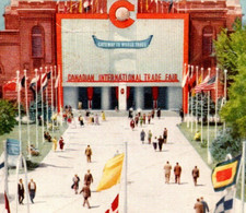Vintage Postcard Canadian International Trade Fair Official Toronto Canada c1955 picture