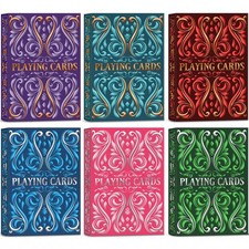 Playing Cards 48 Pack, Decks of Cards, Poker Size Standard Index, 6 Colors | ... picture