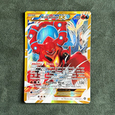 Pokémon Volcanion EX 115/114 Steam Siege Secret Rare Holo Full Art English picture