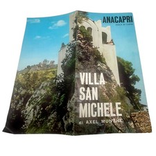 1960s Anacapri Italy Axel Munthe Villa San Michele Travel Advertising Brochure picture